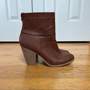 SO Brown Heeled Booties